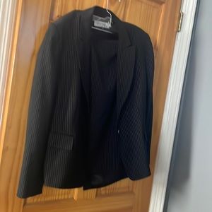 Tahari Petite Pinstripe Women's Suit Jacket and Skirt